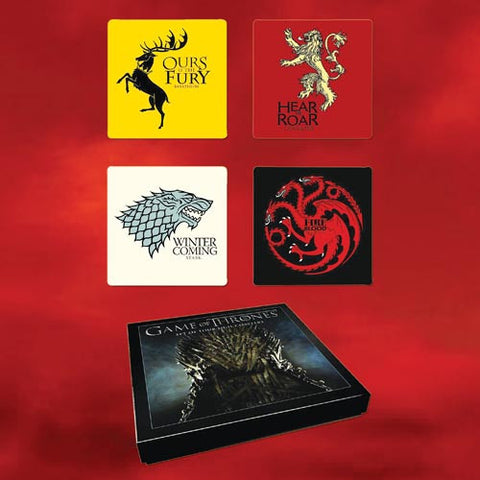 Game of Thrones Four Sigil Coaster Set