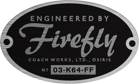 Engineered by Firefly Bumper Sticker