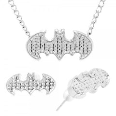 Batman Caviar Necklace and Earring Set