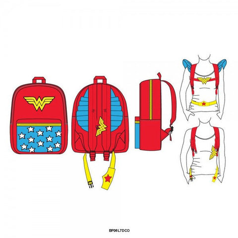 DC Comics Wonder Woman 'Suit Up' Backpack