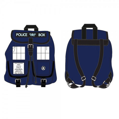 Doctor Who Blue Tardis Knapsack